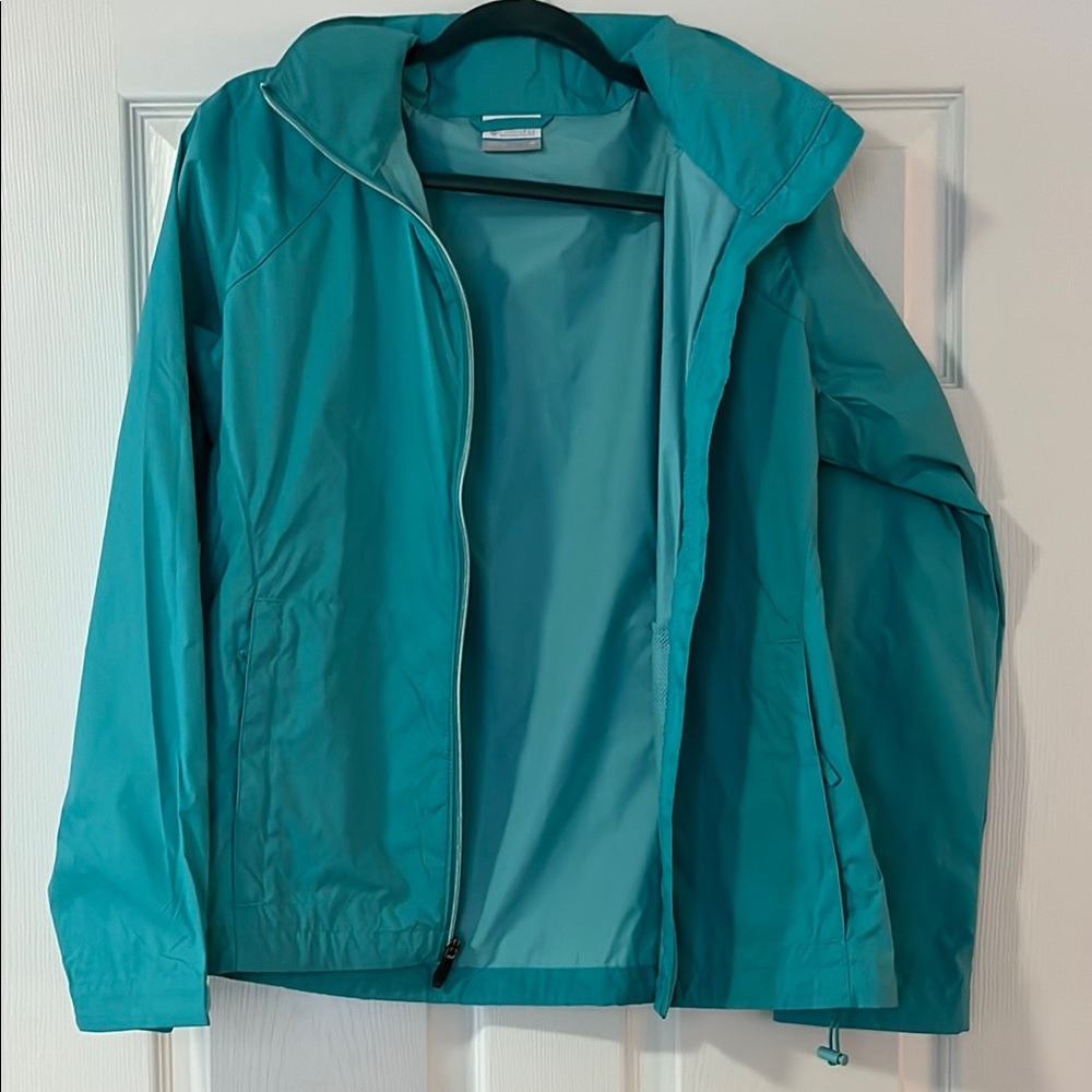 Women's Teal Raincoat